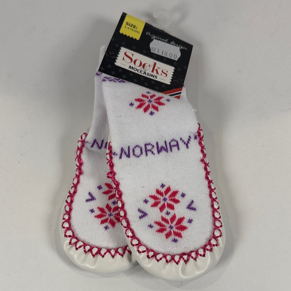 Norway Socks Kids Moccasins